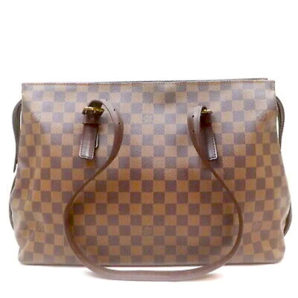 LOUIS VUITTON CHELSEA EBENE BROWN DAMIER TOTE BAG